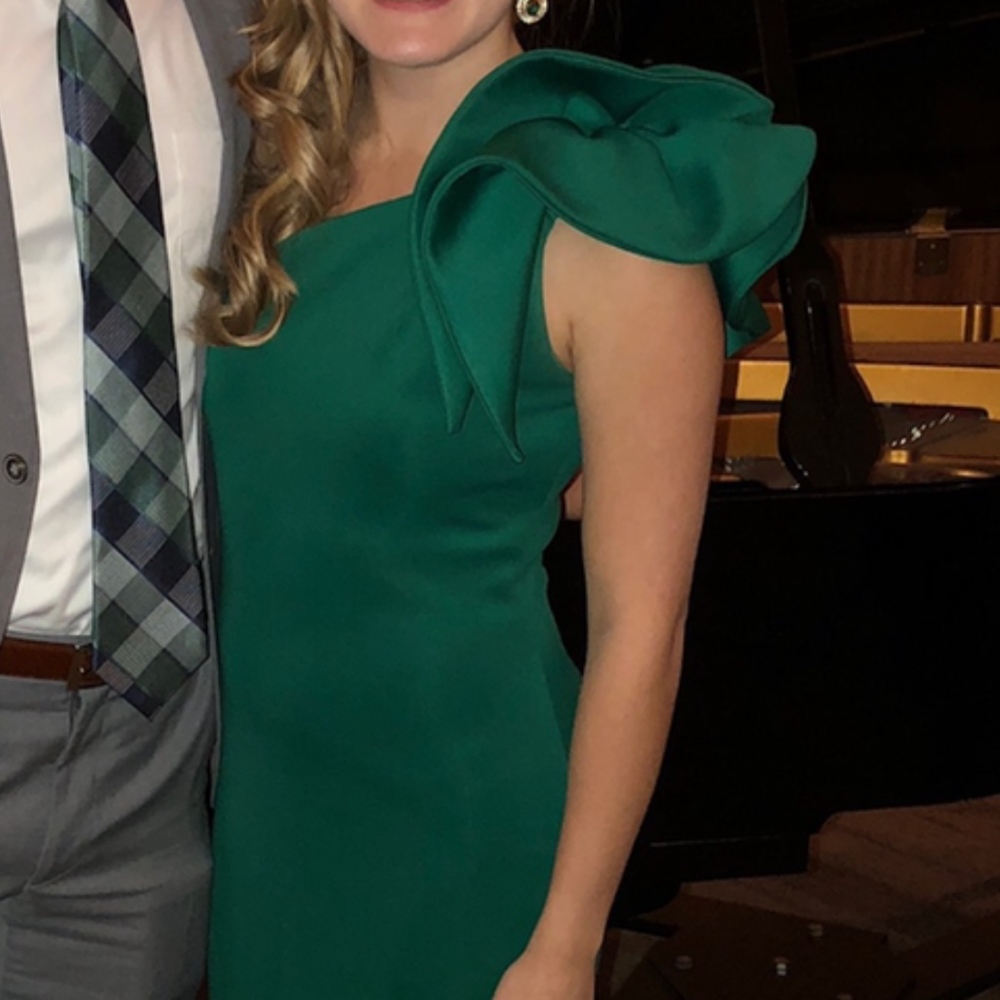 Green formal dress